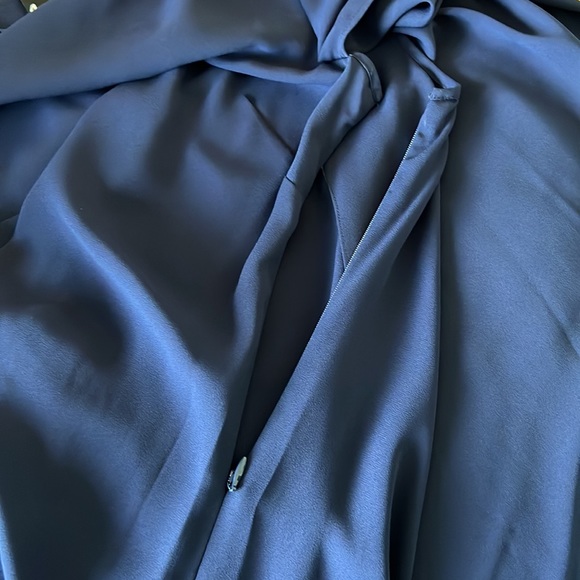 Navy Cape sleeve blouse - Picture 6 of 6